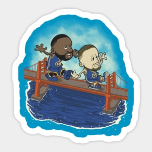 STEPH AND DRAY Sticker